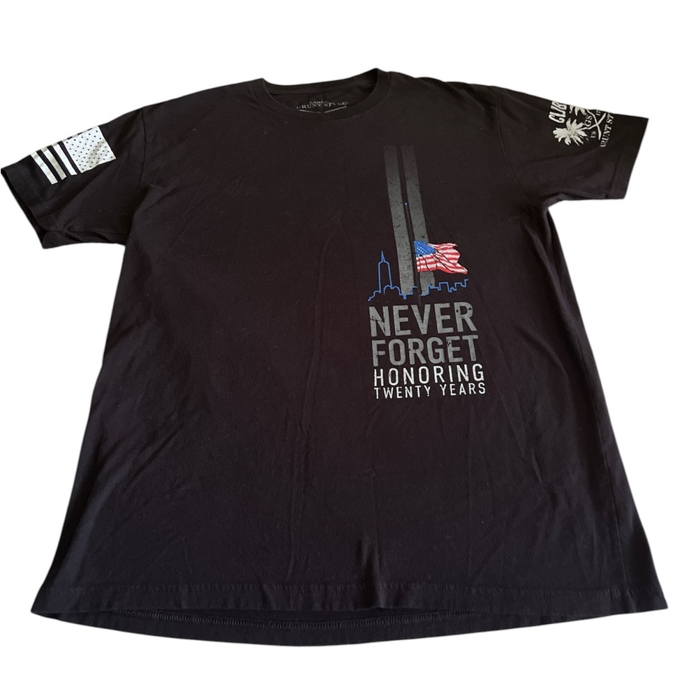Black Grunt Graphic Men's T-Shirt